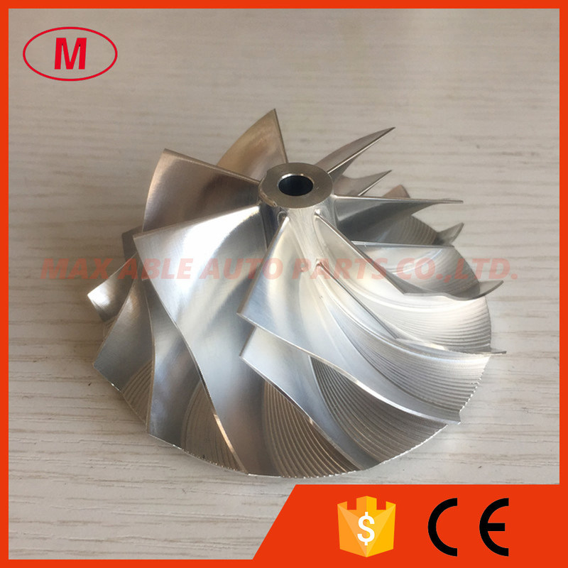 GT3582 61.33/82.00mm 7+7 blades 451644-0005 Turbocharger aluminum 2618/milling/billet compressor wheel for racing