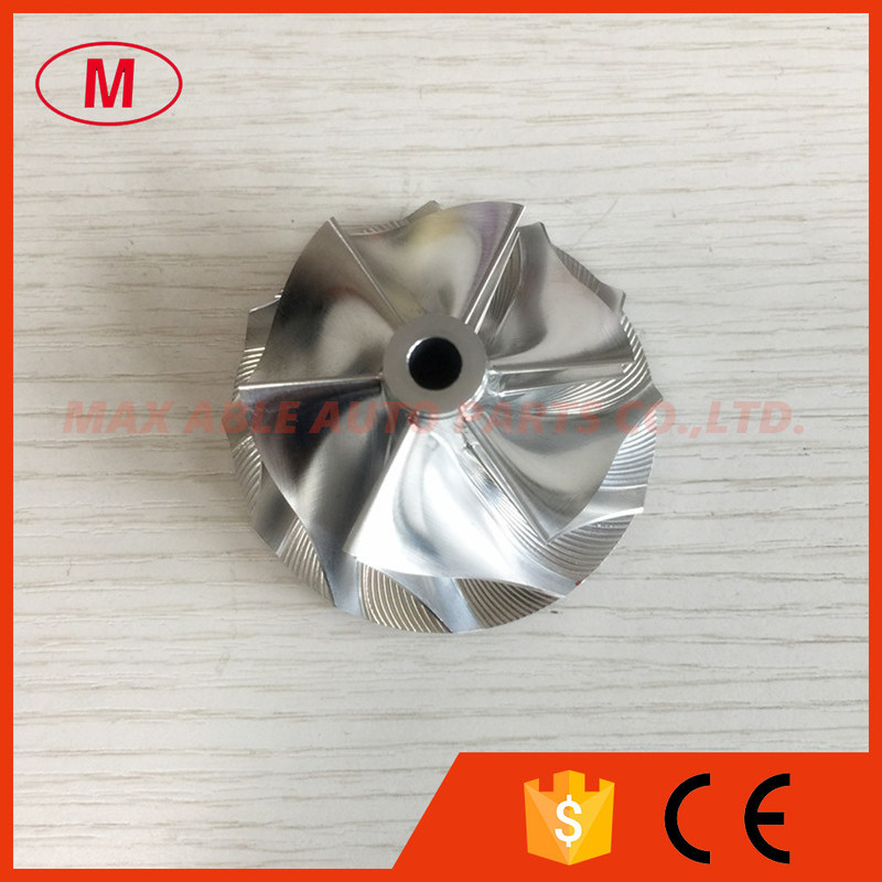 RHF5HB 46.50/59.94mm 6+6 blades Turbocharger milling/aluminum 2618/billet compressor wheel for VF30/VF34/VF35/VF36/VF37