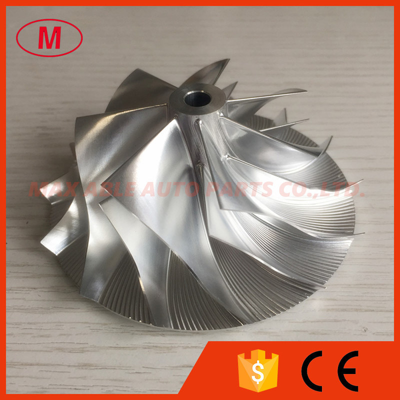 T04S 8635R P00767 62.30/86.15mm 7+7 blades High performance turbo aluminum 2618/milling/billet compressor wheel
