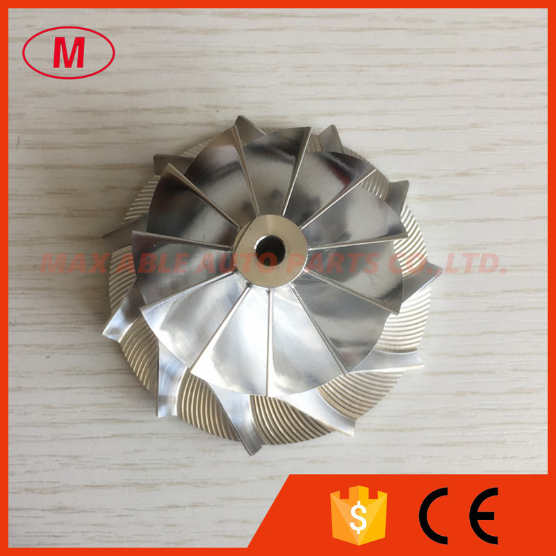 TD04HL 16G 48.30/68.00mm 11+0 blades forward turbo milling/billet compressor wheel