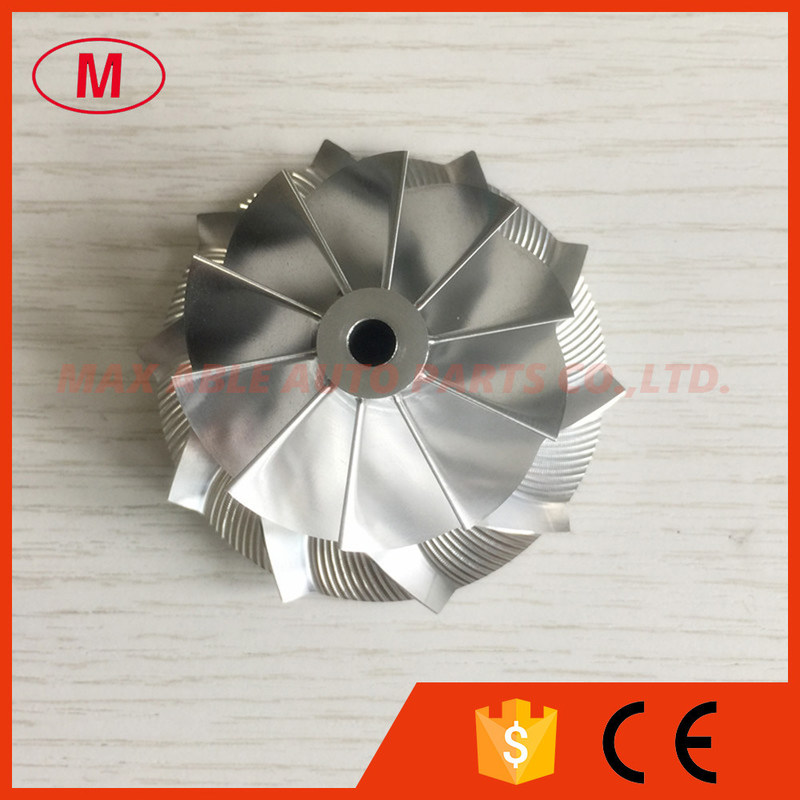 GT15-25 10+0 blades 770240-0001U 44.20/60.40mm turbo milling/aluminum 2618/billet compressor wheel for 777853-0011