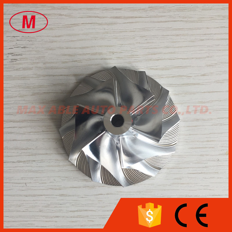T04B 45.75/69.96mm 6+6 blades 409179-0029 6137-82-8200 Turbo Aluminum 2618 /milling/billet compressor wheel