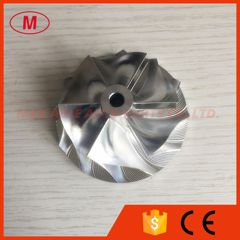 T04B 409179-0024 54.14/69.96mm 6+6 blades turbo milling/aluminum 2618/billet compressor wheel for 409640-0001