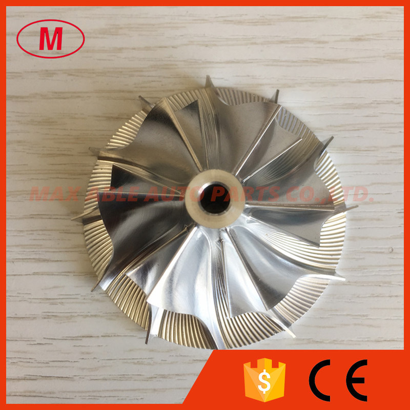 K24 43.70/60.50mm 6+6 blades 5324-123-2019 Turbo milling/aluminum 2618/billet compressor wheel