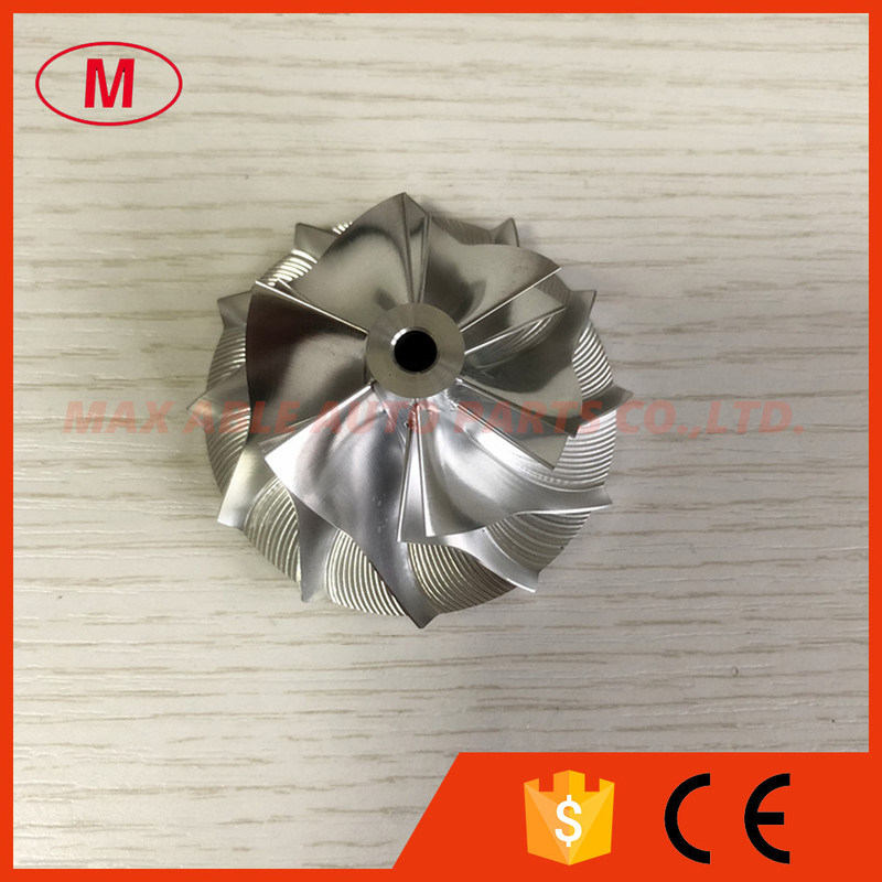 GT15-25 43.20/60.00mm 6+6 blades high performance turbo milling/aluminum 2618/billet compressor wheel