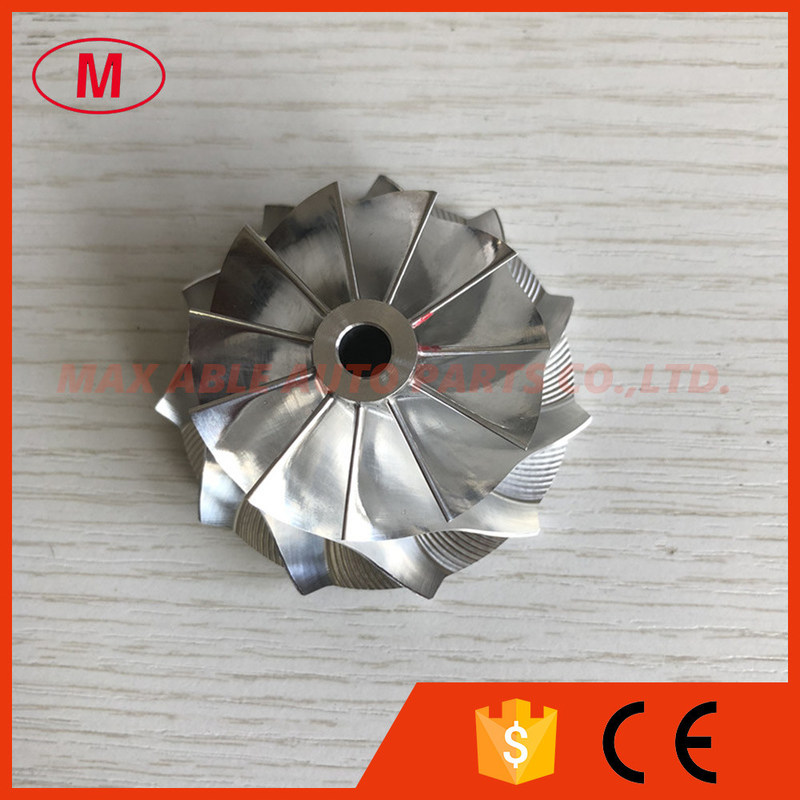 GT2554R 42.12/54.39mm 11+0 Blades high performance Turbocharger aluminum 2618/milling/billet compressor wheel for racing