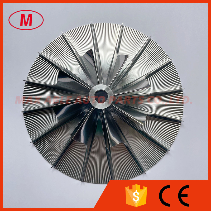 Supercharger 8+8 blades 76.90/145.90mm turbo/milling/aluminum 2618/billet compressor wheel for Vortech-2