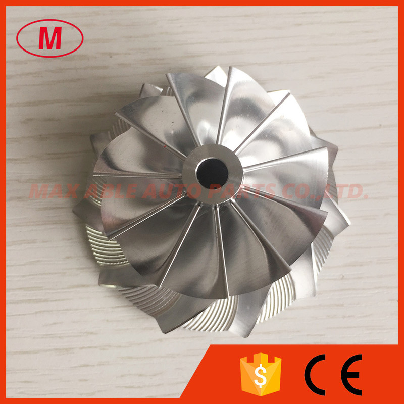 TD05H 18G reverse 50.39/68.01mm 11+0 blades performance high blade turbo milling/billet compressor wheel for 49378-01520