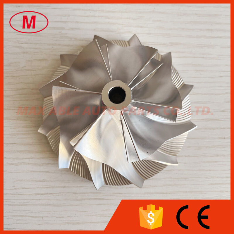 T61 6+6 blades 62.80/88.00mm high performance turbocharger milling/aluminum 2618/billet compressor wheel for racing