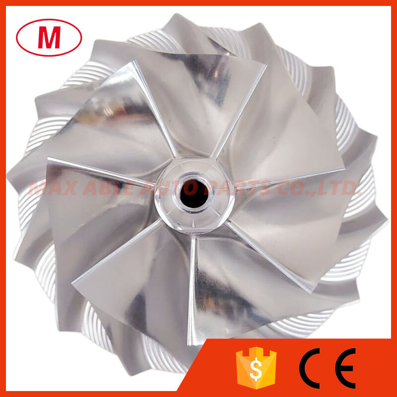 GTX4202 6418-4 75.83/102.75mm 7+7blades turbocharger milling/aluminum 2618/billet compressor wheel
