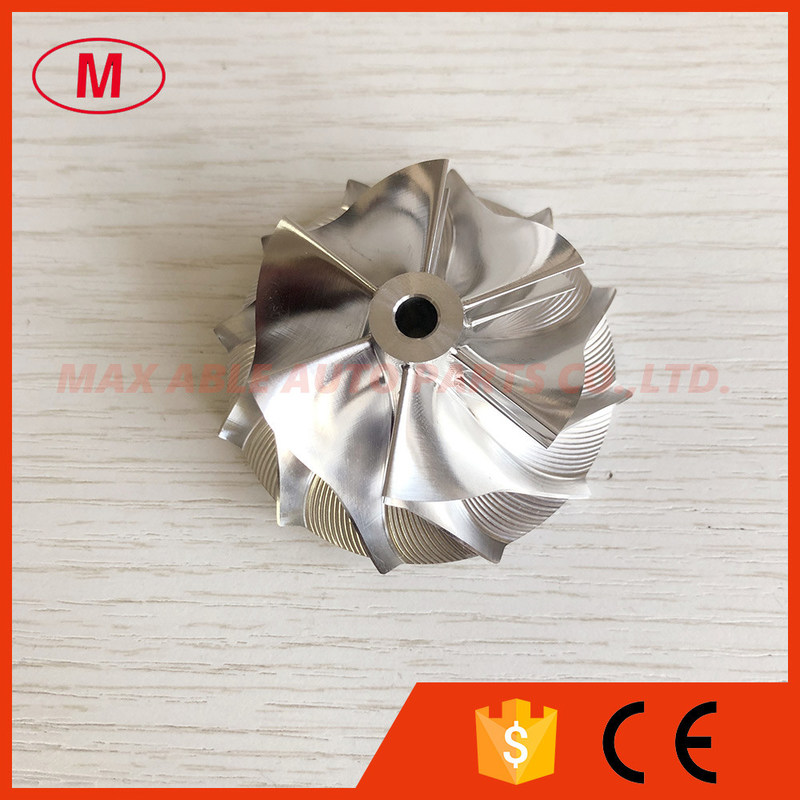 GT15-25 6+6 blades 43.36/56.03mm 784366-0001HF performance short nose aluminum 2618/billet compressor wheel