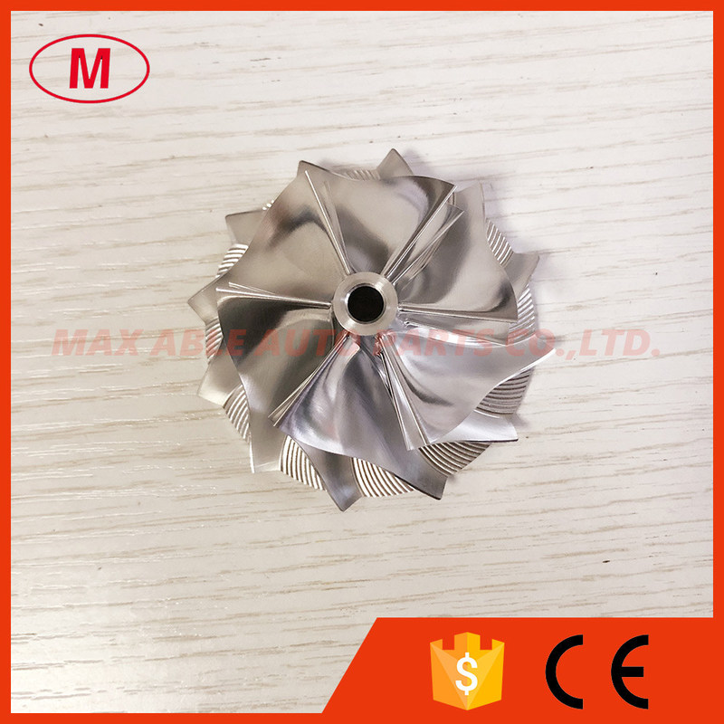 K04 46.00/60.00mm 6+6 blades high performance Turbo milling/aluminum 2618/billet compressor wheel