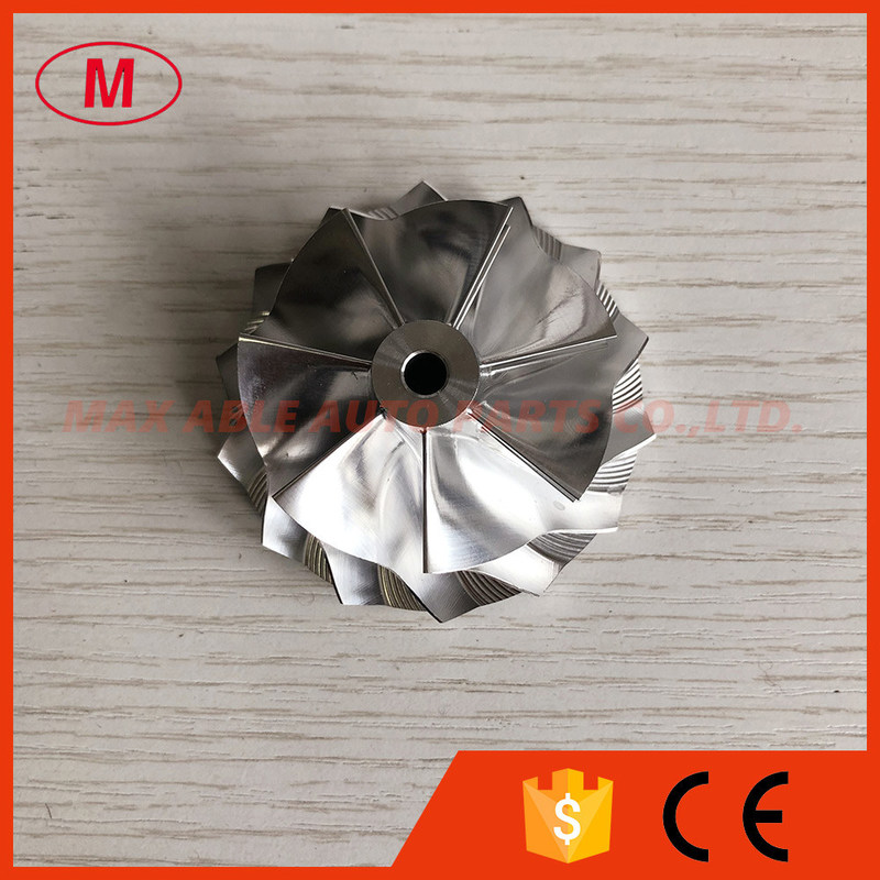 TD04 forward 7+7 blades 46.25/57.81mm turbo milling/aluminum 2618/billet compressor wheel