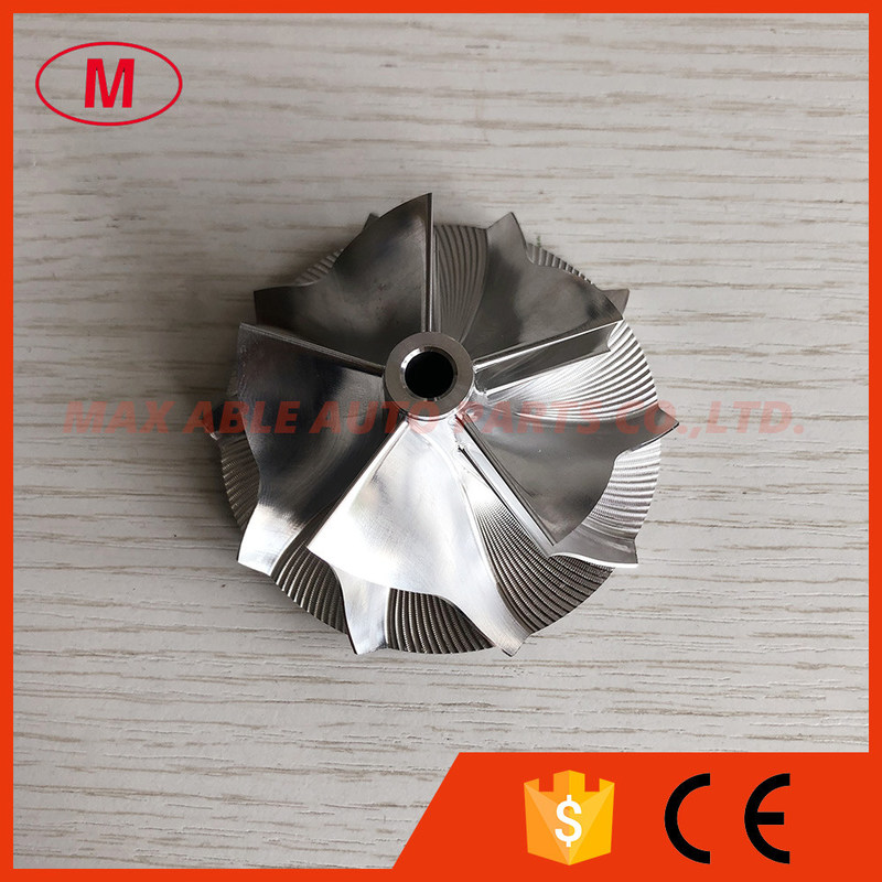 RHF55 5+5 blades 52.00/67.00mm turbo milling/aluminum 2618/billet compressor wheel