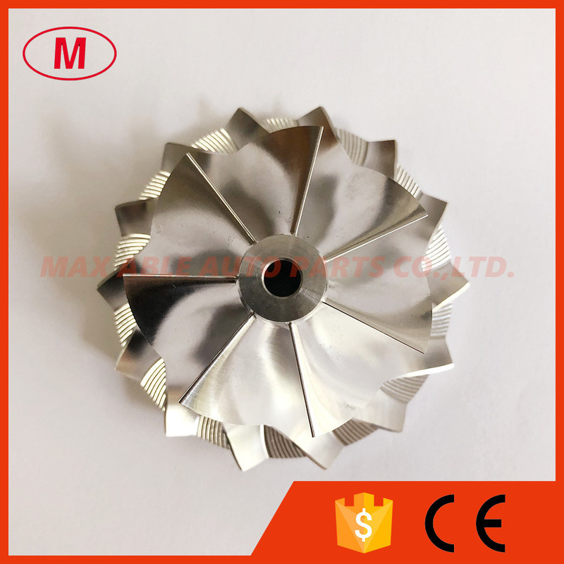 GTB2260V 784369-0002/787571-0002 44.52/60.01mm 7+7 blades high performance turbocharger billet compressor wheel
