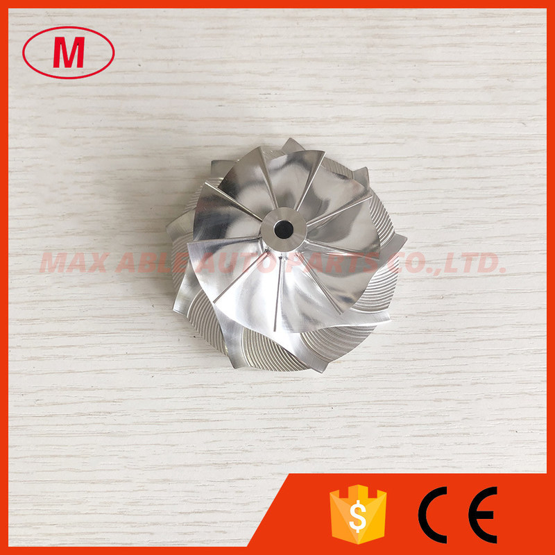 GT15-25 53.11/70.98mm 9+0 blades turbo aluminum 2618/milling/billet turbocharger compressor wheel
