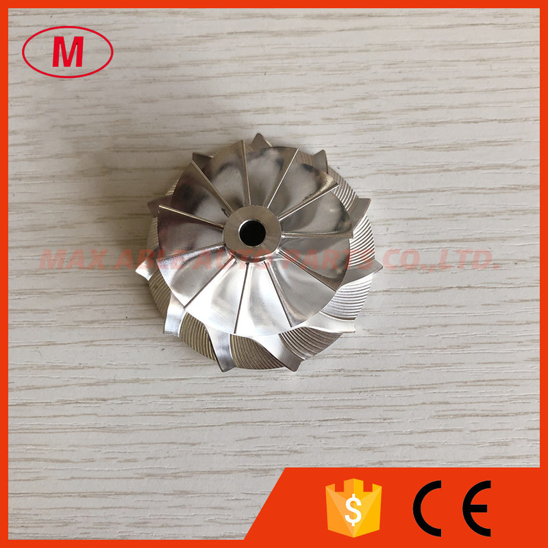 TF035 13T 49377-00018 38.35/51.00mm 11+0 blades Performance milling/aluminum 2618/billet compressor wheel
