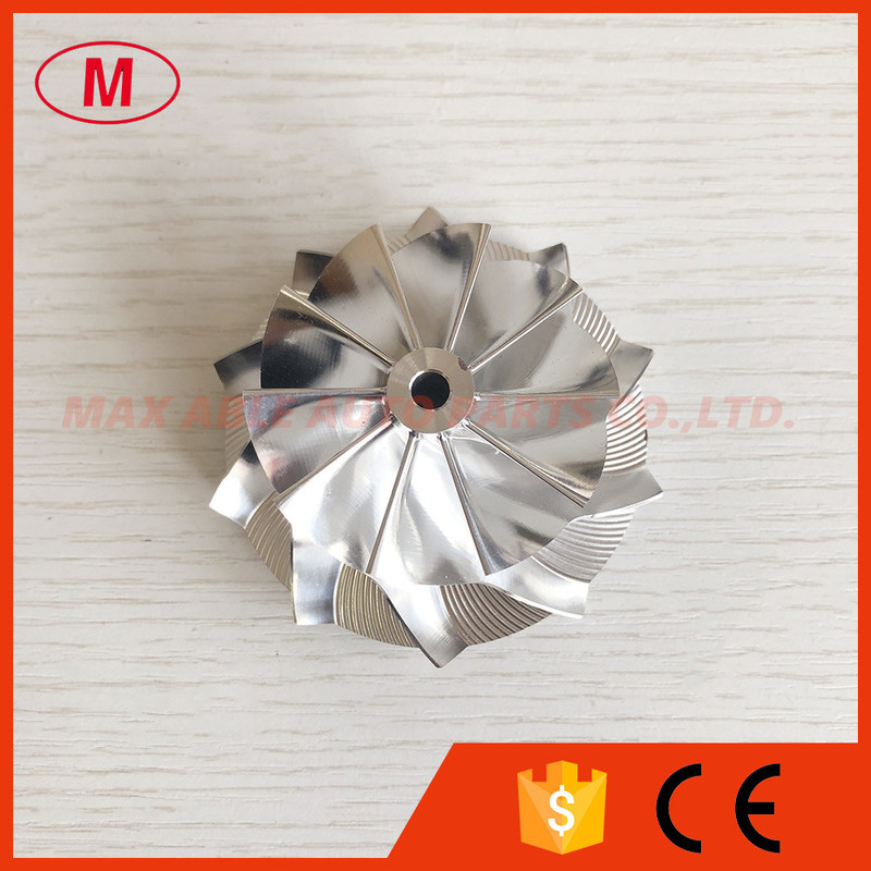 GT15-25 801918-0002 49.70/67.40mm 10+0 blades turbo milling/aluminum 2618/billet compressor wheel