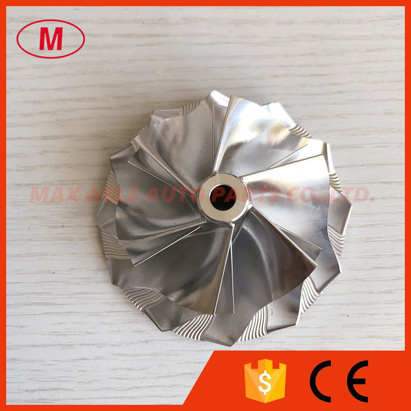 TD05 reverse 58.25/78.00mm 6+6 blades turbocharger milling/aluminum 2618/billet compressor wheel