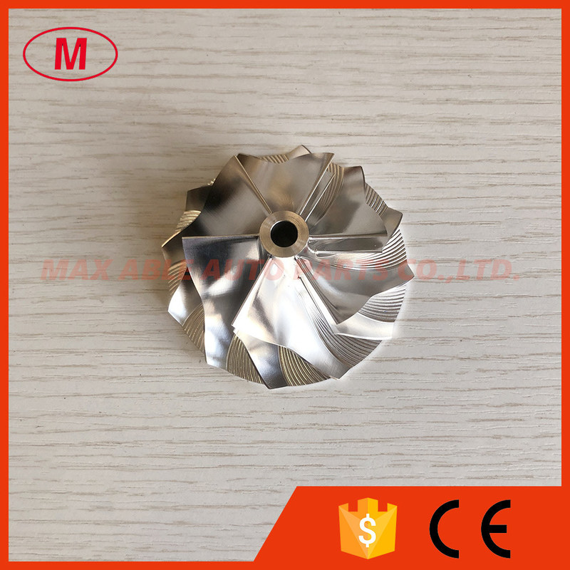 CT26 49.70/67.40mm 6+6 blades turbocharger milling/aluminum 2618/billet compressor wheel