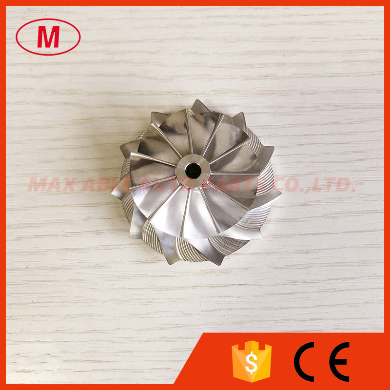 TD04H 41.94/56.00mm 11+0 blades high performance turbocharger milling/aluminum 2618/billet compressor wheel ​