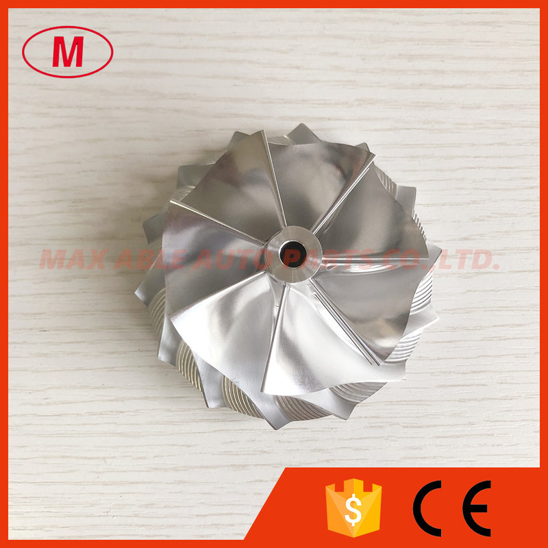T04R 451470-0001 66.30/84.00mm 7+7 blades Turbocharger milling/aluminum 2618/billet compressor wheel for Racing 66.5/84