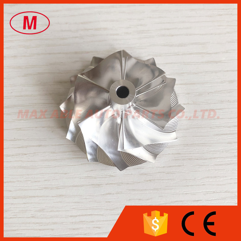 GTA15-25 43.41/56.02mm 6+6 blades high performance turbo milling/aluminum 2618/billet compressor wheel