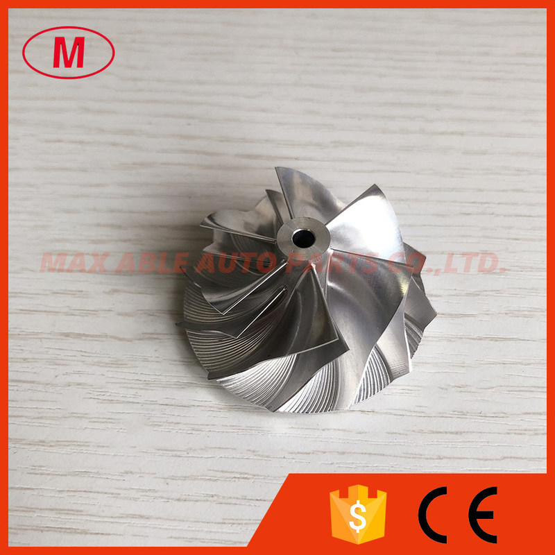 KP39 reverse 41.00/50.96mm 6+6 blades high performance milling/aluminum 2618/Billet compressor wheel