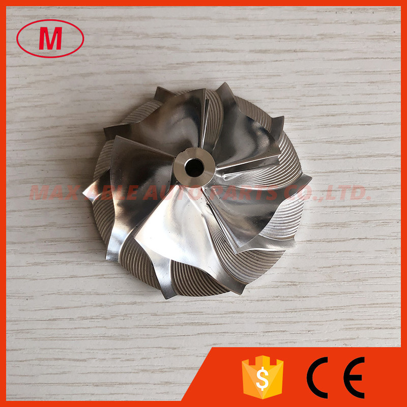 TD04 5+5 blades 49.62/68.58mm high performance turbocharger milling/aluminum 2618/billet compressor wheel