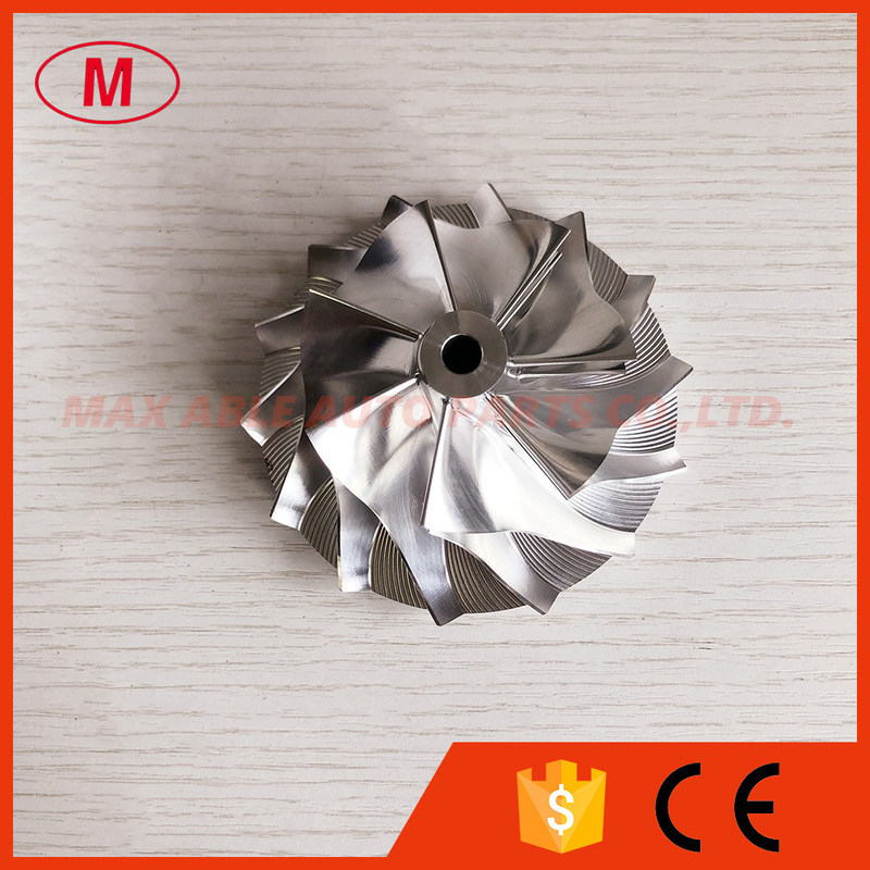 K27 61.47/89.00mm 7+7 blades Turbo milling/aluminum 2618/billet compressor wheel