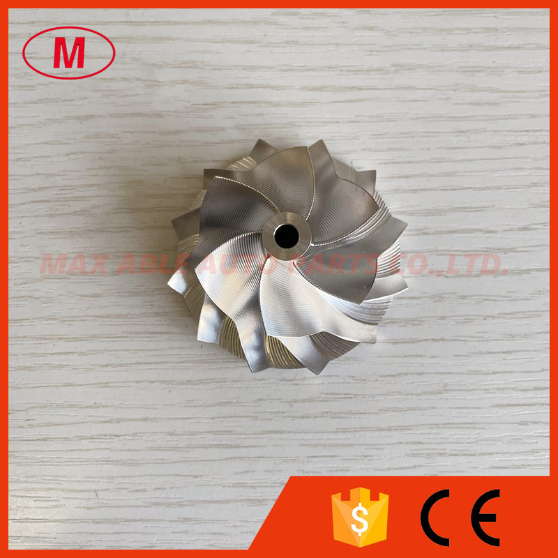 GT15-25 6+6 blades 41.52/56.02mm 701374-0001/701374-0006 performance point milling air curve billet compressor wheel