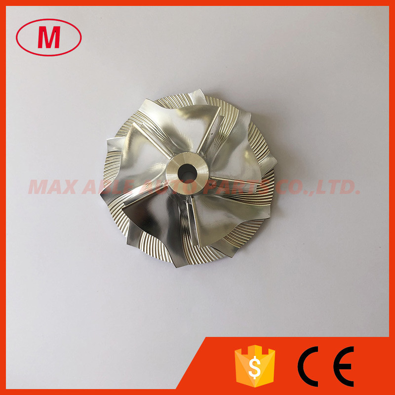 TD05H forward 51.20/69.10mm 5+5 blades Turbocharger milling/aluminum 2618/billet compressor wheel
