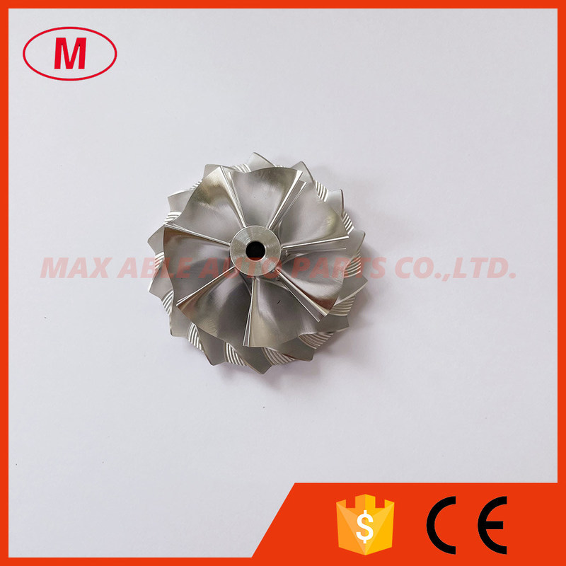 KP39 41.00/50.96mm 7+7 blades high performance Turbocharger Billet/milling/aluminum 2618 compressor wheel