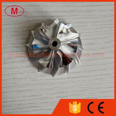 Rueda compresora K04 inversa 5306-123-2035 41.65/56.08mm 6+6 álabes turbocompresor de alto rendimiento fresado/aluminio 2618 /billet